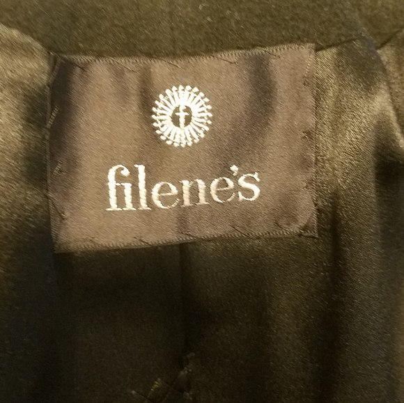 Cashmere Vintage Black Winter Coat - Picture 12 of 15